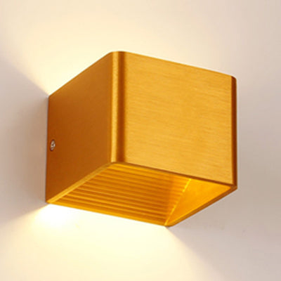 Cube Schattenleuchten Lichtminimalismus Aluminium warm/weiße Beleuchtung LED LED LEDIGKEIT