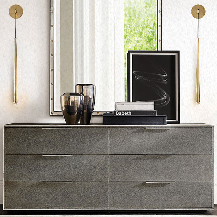 Moderne stijlvolle waterdruppelwand SCONCE FICUTE Metaal geïntegreerd LED LED LED ROOM Wandlicht in goud