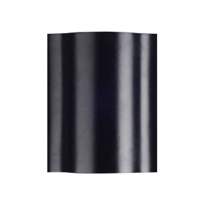 1/2/3-lichte veranda muur sconce met golvende ontwerp metalen schaduw zwarte wand wasmachine lamp in warm/witte verlichting