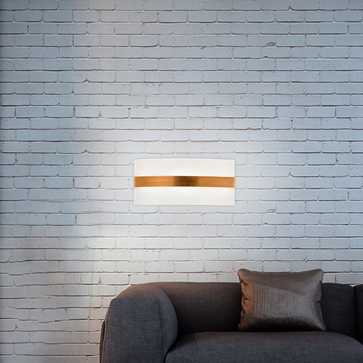 Splique de pared ovalado/rectangular/convexo moderno 8 "/10.5" de ancho de pared acrílica de ancho de ancho en luz cálida/blanca/natural