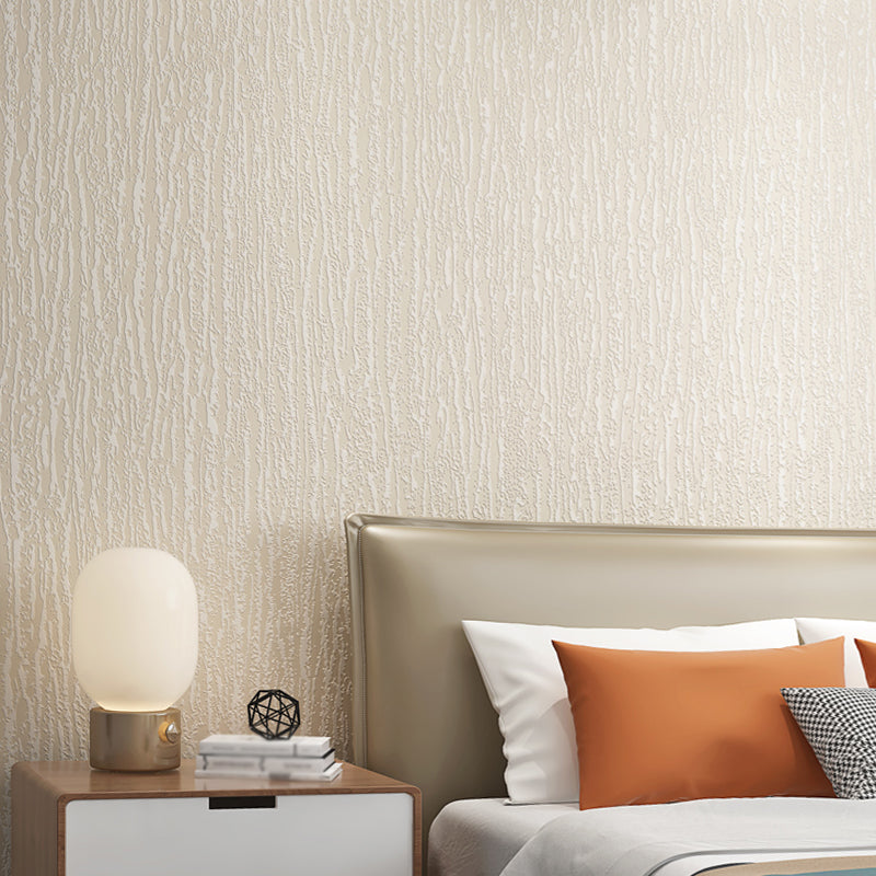 Simple Textured Pattern Wallpaper Soft Color Temporary Wall Covering for Living Room