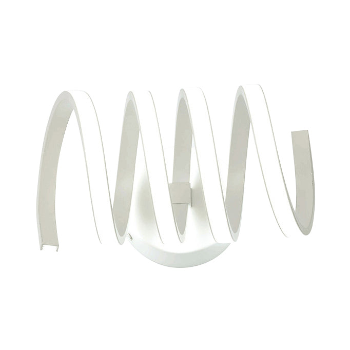 3/4/7 SPIRAL acrylique LED Murce Murce moderne Light White White Mur Wall Lampe en lumière chaude / blanc / naturel