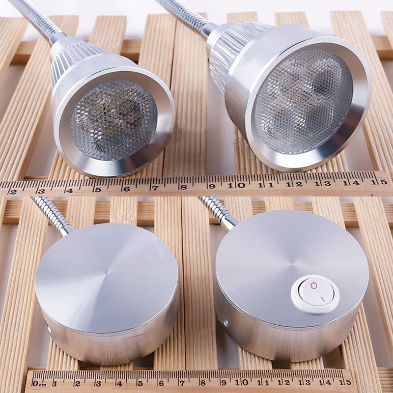 Lámpara de pared cónica cromada LED modernista LED METAL LECTABLE DISCUMBRA DE LA MULTA CALENTE EN LIMINACIÓN CALIENTE