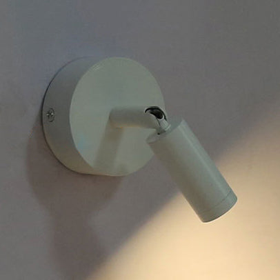 Weiße Rohrwandlicht mit/ohne Schalter moderner LED -Metall Wandleuchte in warmem/weißem Licht