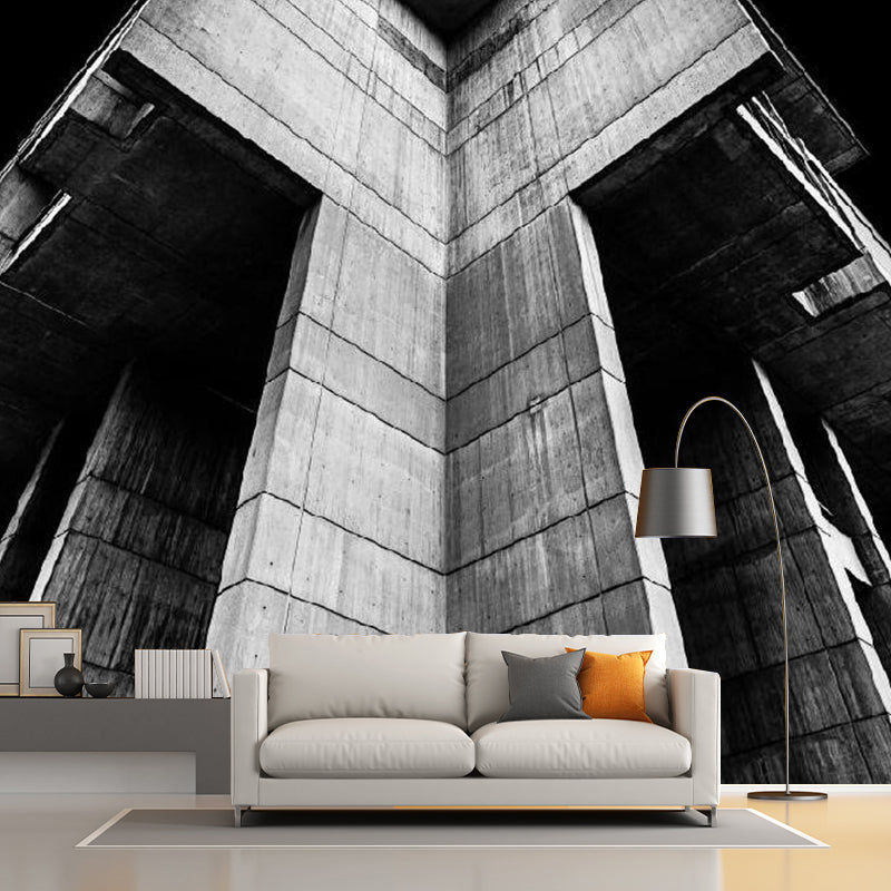 Photography Porch Looking-Up View Mural Full Size Wall Decor for Bedroom, Custom Print