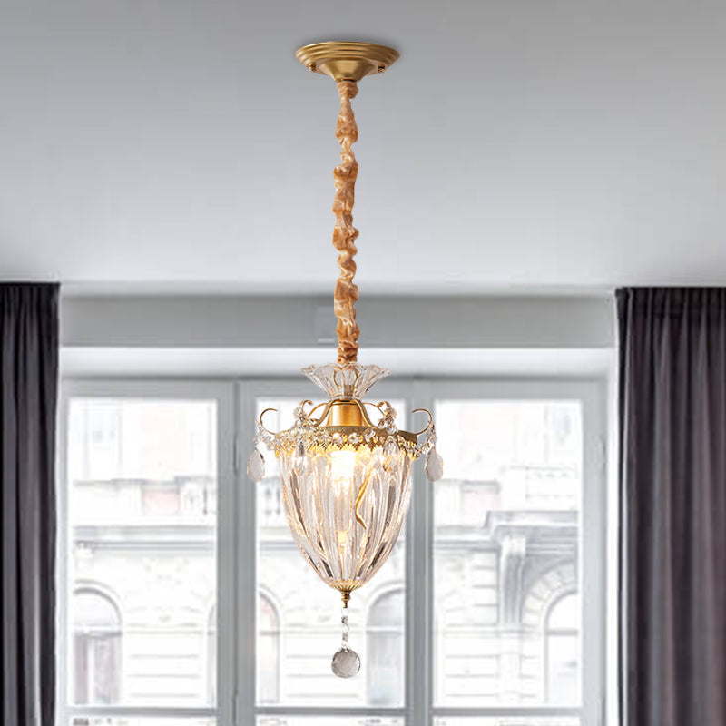 Oro 1 testa in giù il ciondolo a ciondolo contemporaneo lampada a sospensione di lanterna per salotto
