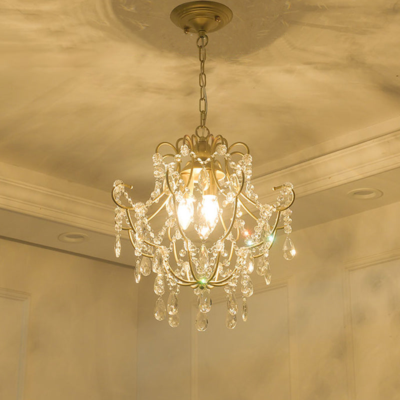 3 hoofden kristal staat kroonluchter hedendaagse goud gebogen armen woonkamer ophanging verlichting