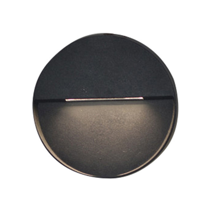 LED Porch Wall Sconce Lamp with Round/Rectangle Aluminum Shade Black Sconce Lighting in White/Warm Light