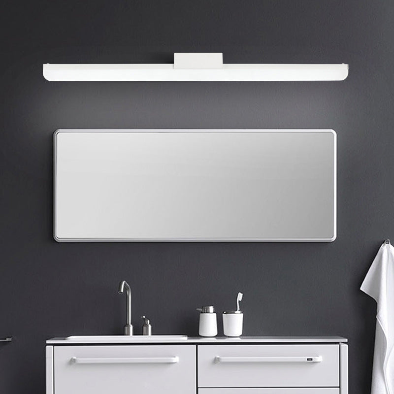 16"/20" Dia Ultra-Thin Acrylic Wall Light Sconce Modern Style LED Black/White Vanity Light in Warm/White Light