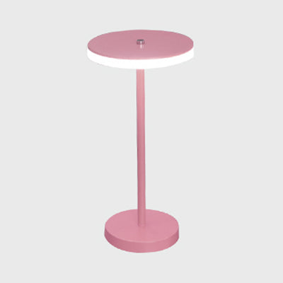 Macaron Style Rounded Table Lamp Acrylic LED Living Room Table Lighting in Blue/Green, Warm/White Light