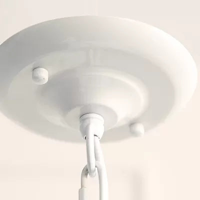 Babykristallkronleuchter, 5-Licht-Makkaron-Hängebliebe mit ausgestattetem Stofffarben, 23,5 "High x 22,5" im Durchmesser