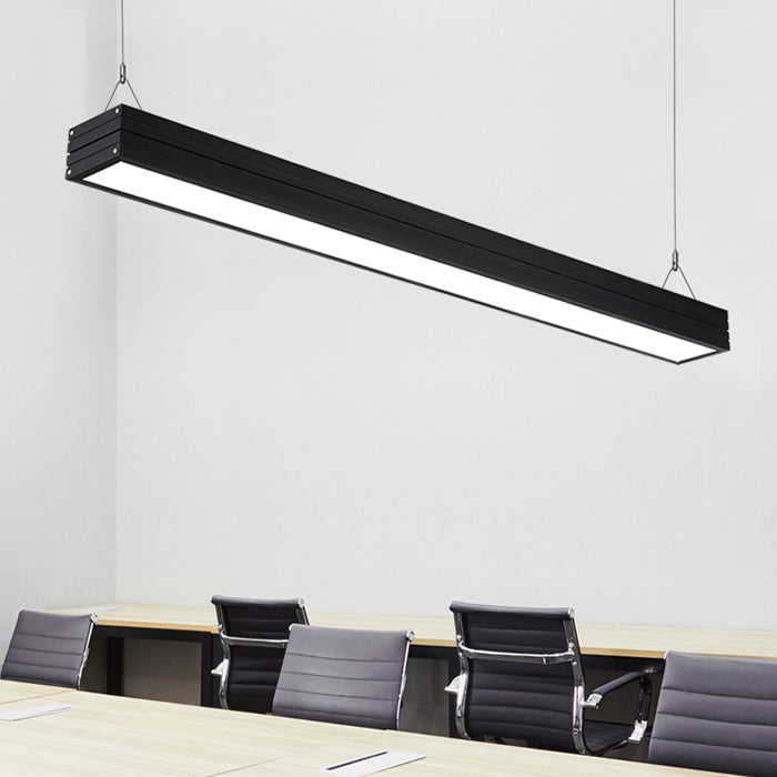White/Silver/Black Ridged Case Suspension Lamp Contemporary Metal Led Pendant Ceiling Light in White/Natural Light