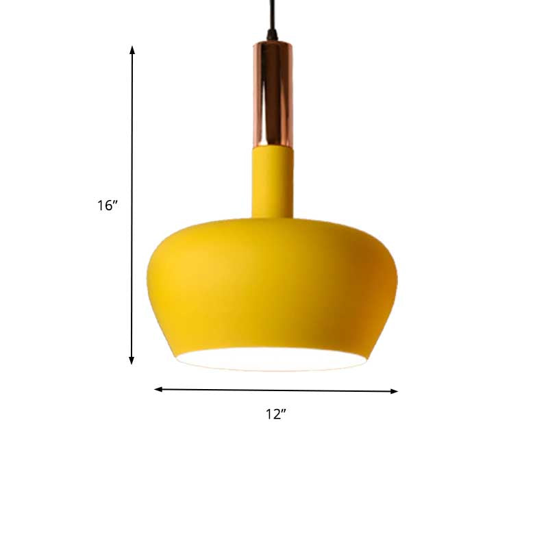 Weinglas Metallhänge angehender Licht Modernismus 1 Hellblau/Rosa/Gelb Suspension Anhänger