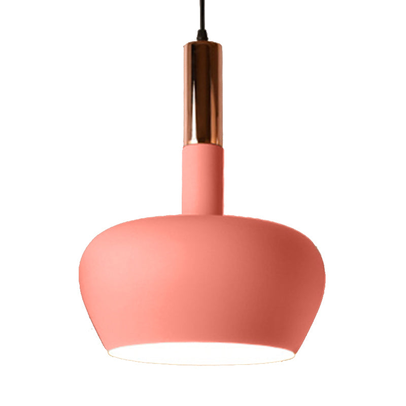 Weinglas Metallhänge angehender Licht Modernismus 1 Hellblau/Rosa/Gelb Suspension Anhänger