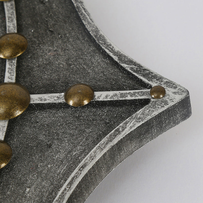 2 Lights Anchor Wall Lamp Nautical Industrial Wrought Iron Sconce Lighting for Restaurant