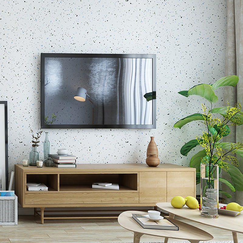 Removable Confetti Wallpaper Roll Modern Non-Woven Adhesive Wall Covering, 17.1-sq ft