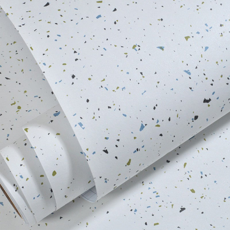 Removable Confetti Wallpaper Roll Modern Non-Woven Adhesive Wall Covering, 17.1-sq ft