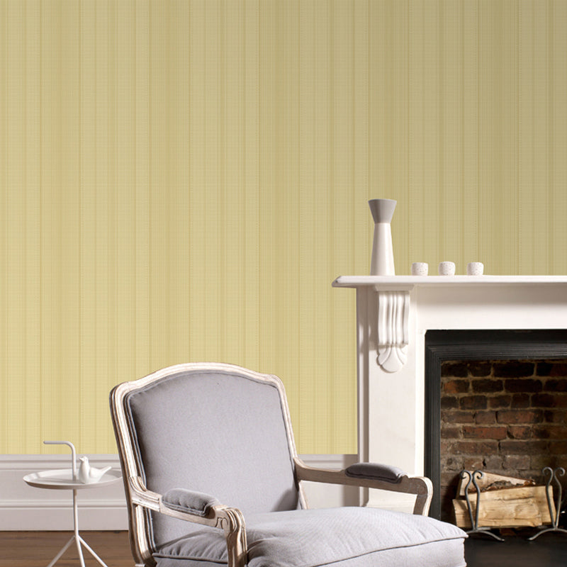 Pastel Color Ticking Stripe Wallpaper Waterproof Modern Dining Room Wall Covering