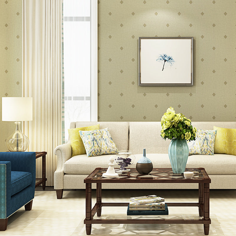 Flower-Like Wallpaper Roll Rustic Waterproof Living Room Wall Art, 31' L x 20.5" W