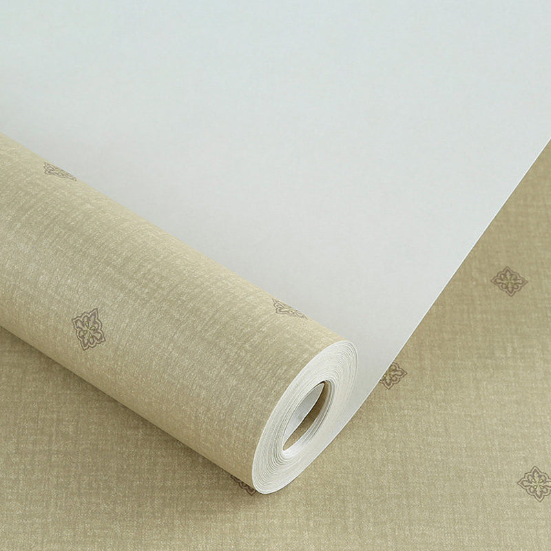 Flower-Like Wallpaper Roll Rustic Waterproof Living Room Wall Art, 31' L x 20.5" W