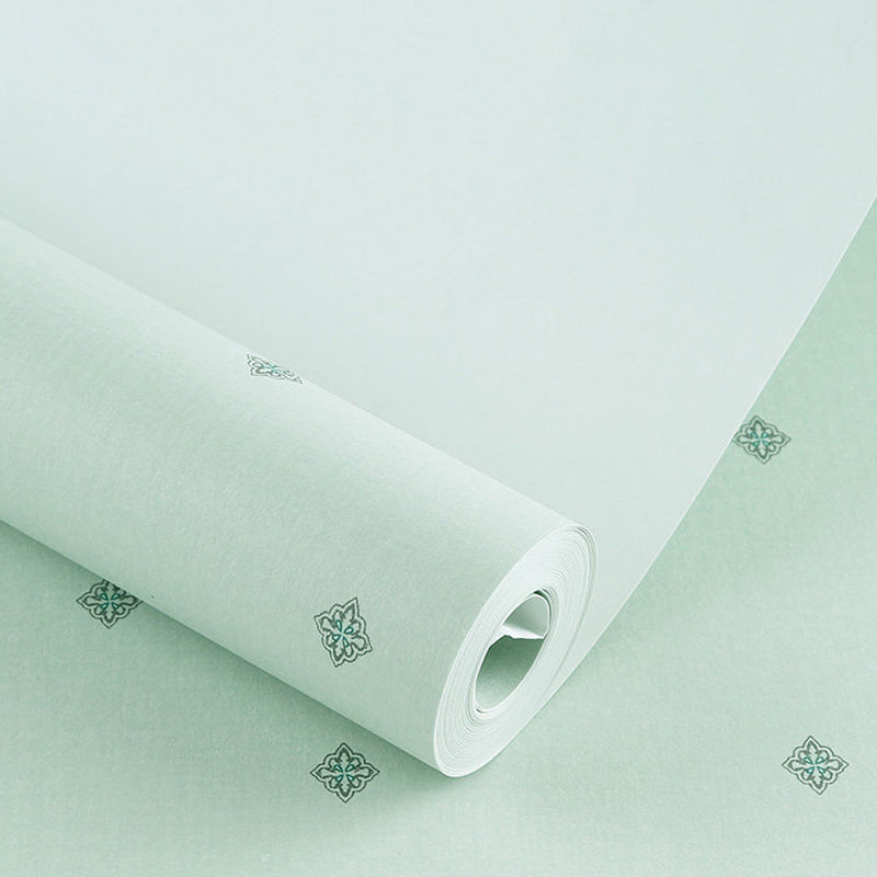 Flower-Like Wallpaper Roll Rustic Waterproof Living Room Wall Art, 31' L x 20.5" W