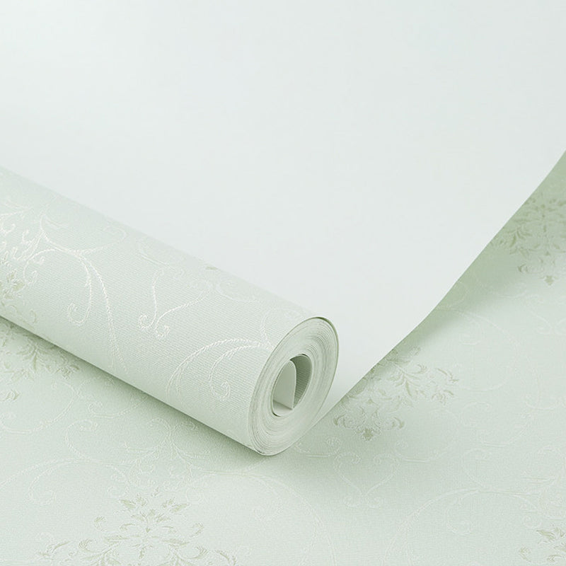 Papier peint imprimé Floral de couleur douce, décoration murale résistante à l'humidité pour le salon