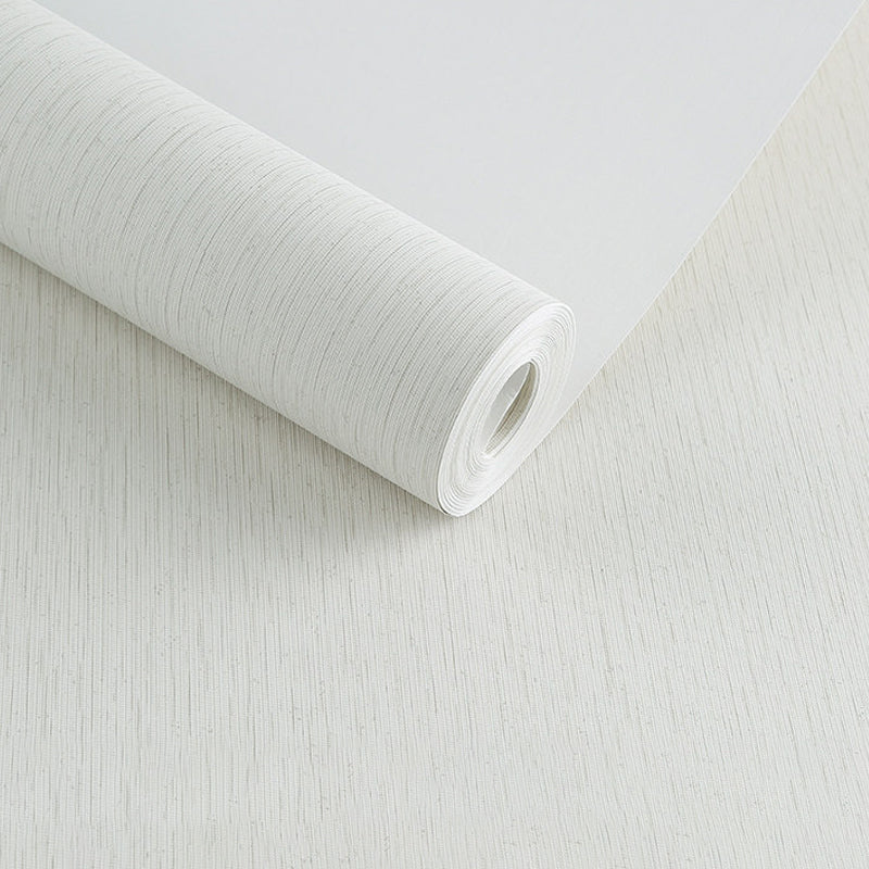 Simple Plain Wallpaper Roll for Bedroom 31' L x 20.5" W Wall Decor in Pastel Color