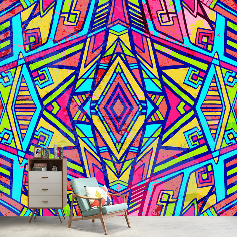 Extra Large Abstract Wall Murals Moisture Resistant Bohemia Bedroom Wall Decoration