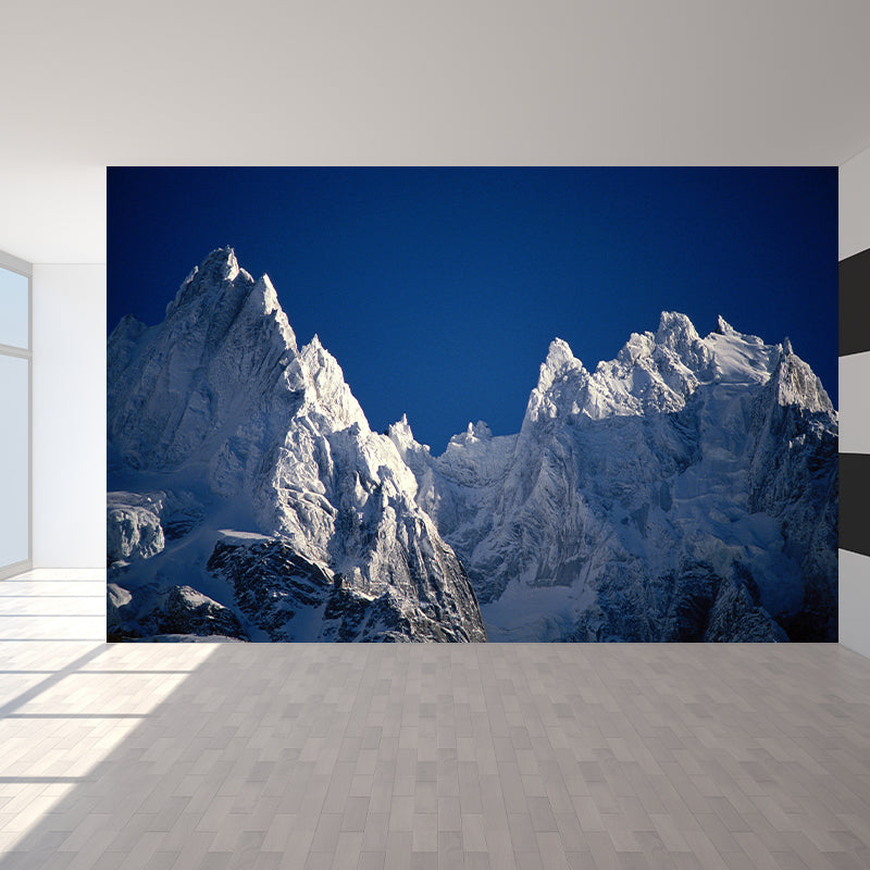 Sunshine on Snow Mountain Murals Modern Stain Proof Living Room Wall Decor, Custom-Print