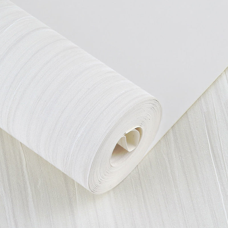 Simplicity Solid Wallpaper Roll Soft-Color Stripe Patterned Wall Art for Living Room