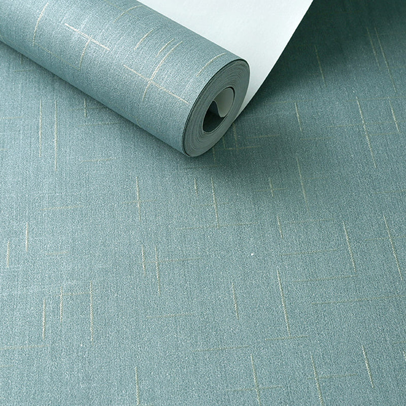Minimalistic Solid Wallpaper Roll for Bedroom Geometry Wall Decor, 31' L x 20.5" W