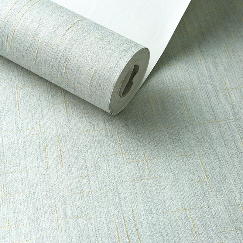 Minimalistic Solid Wallpaper Roll for Bedroom Geometry Wall Decor, 31' L x 20.5" W