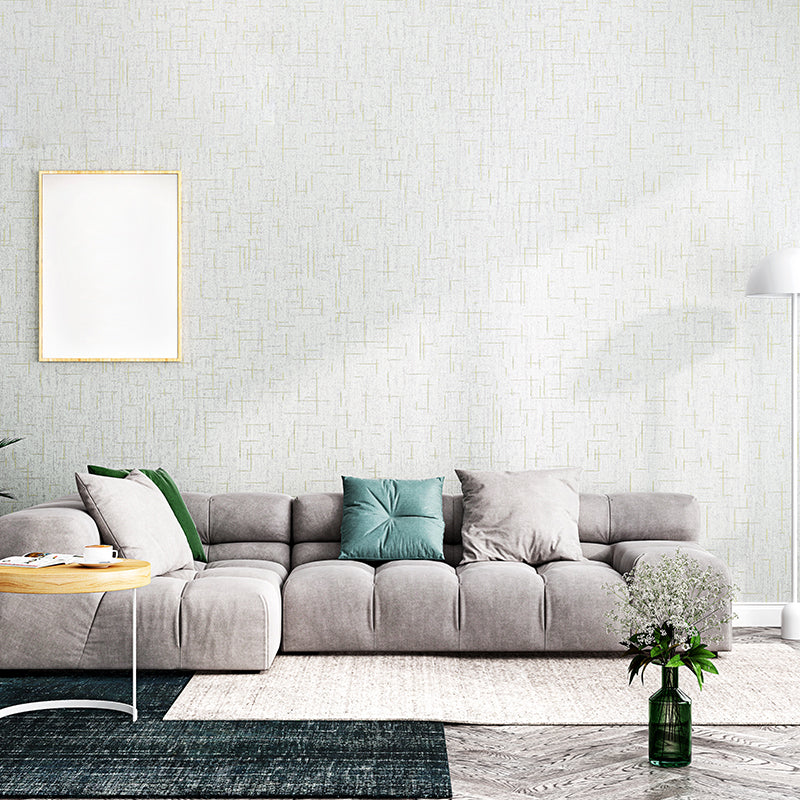Plain Color Geometric Wallpaper Modern Style Non-Woven Textured Wall Art for Living Room