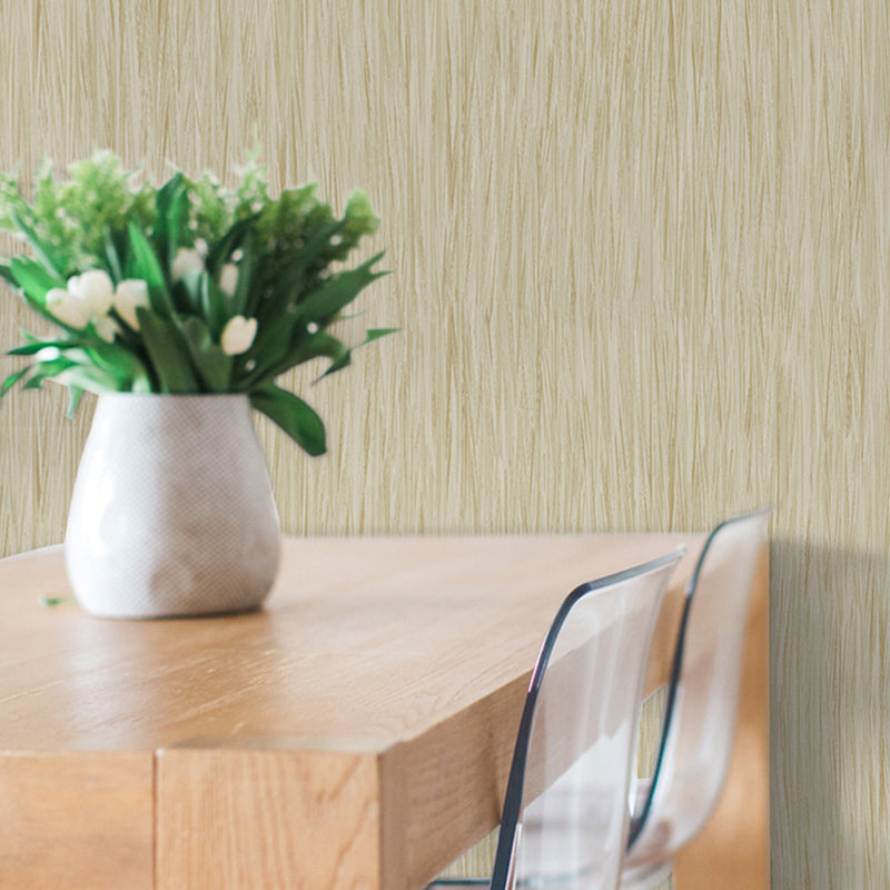 Pastel Color Solid Wallpaper Stripe-Pattern Modern Washable Wall Covering for Accent Wall