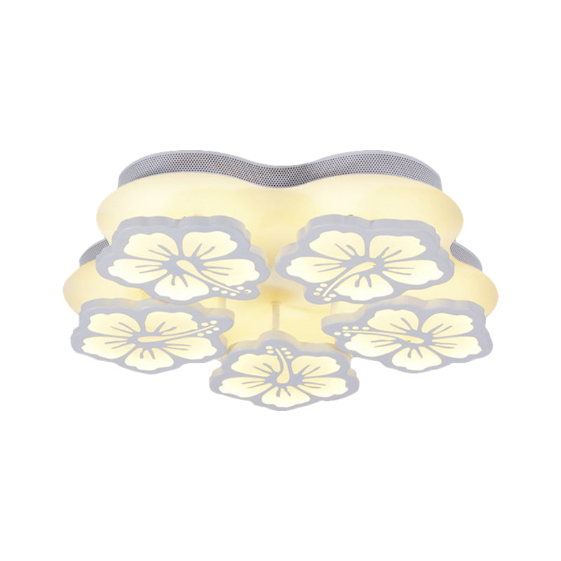 Eenvoud bloesem acryl spoelmontage licht LED 5/7/12-head plafondlamp armatuur in warm/wit/natuurlijk licht