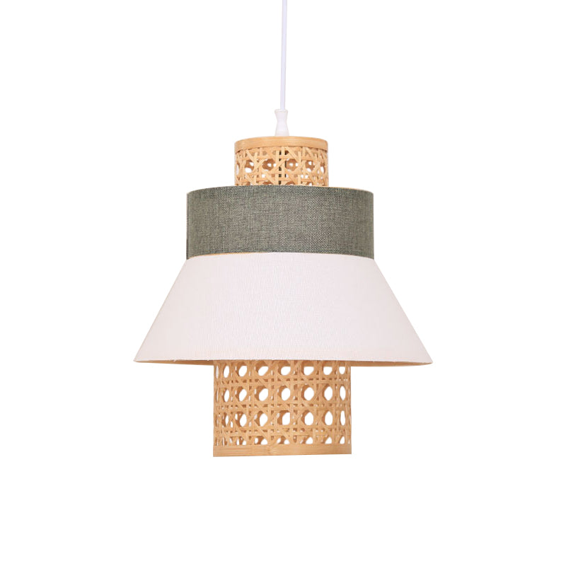 Tissu de style asiatique à la main