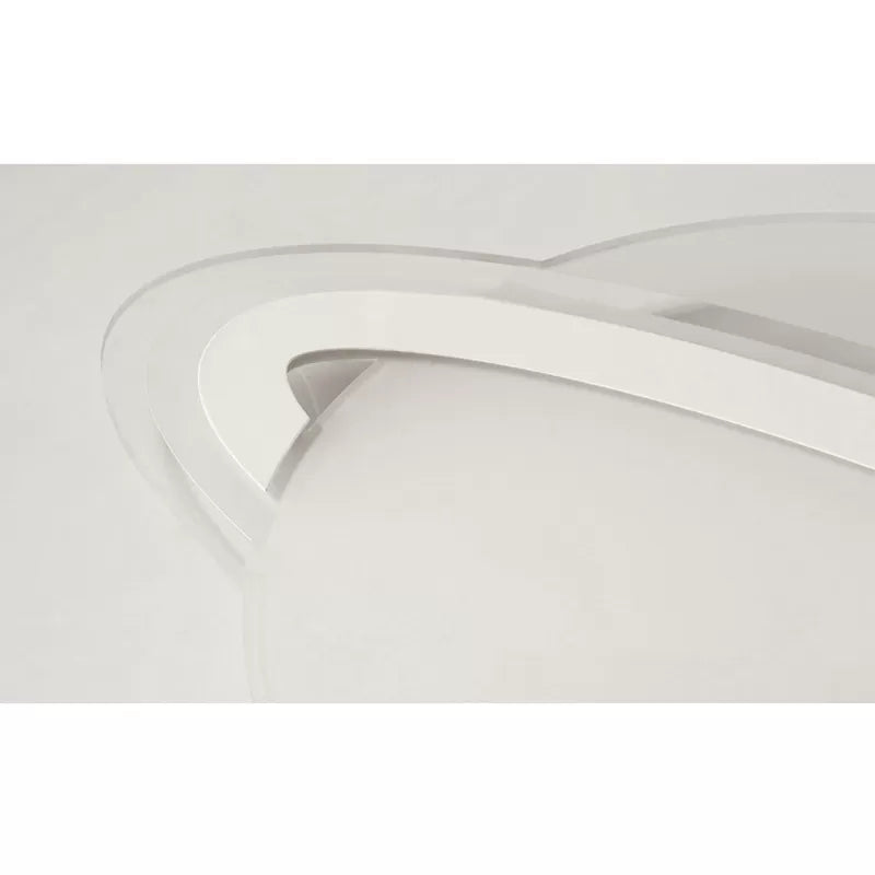 Instalación de techo planetario lámpara moderna de instalación de techo acrílico blanco para dormitorios de niños