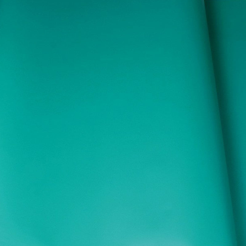 Peel and Stick Solid Wallpaper in Peacock Blue Minimalist Aesthetics Wall Decor, Temporary