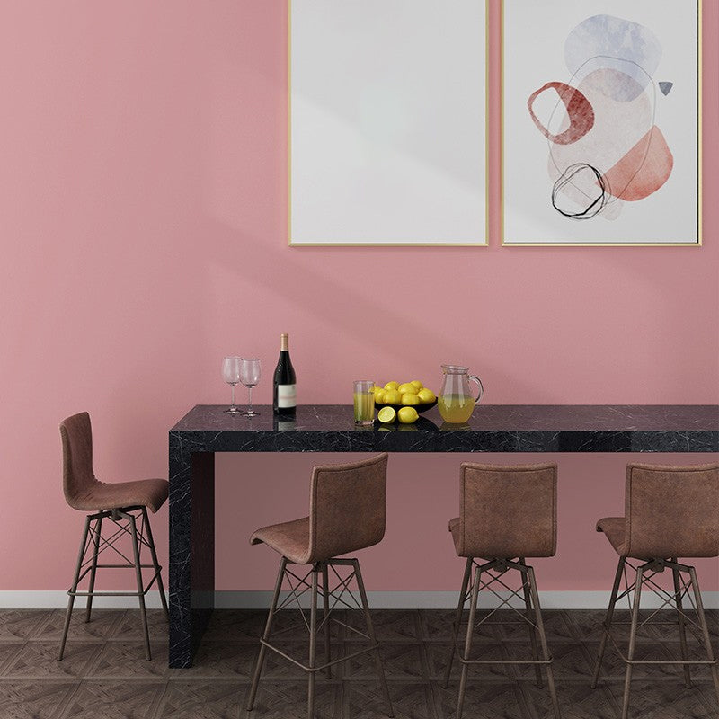 Minimal Girls Wallpaper with Solid Pattern Pastel Color Pick-Up Sticks Wall Covering, Easy to Remove