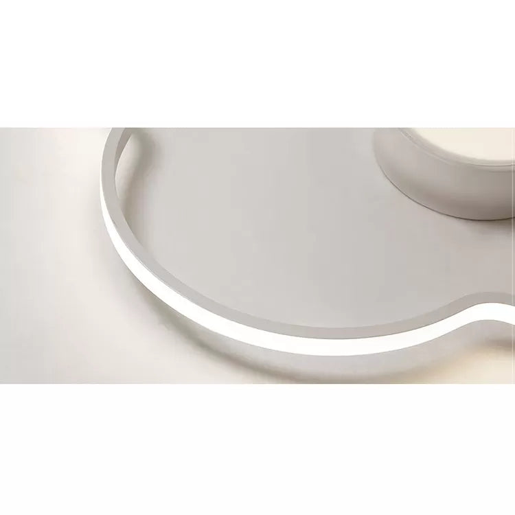 Nursing Room Cloud Ceiling Light Acrylic Modern White Finish Flush Mount Light