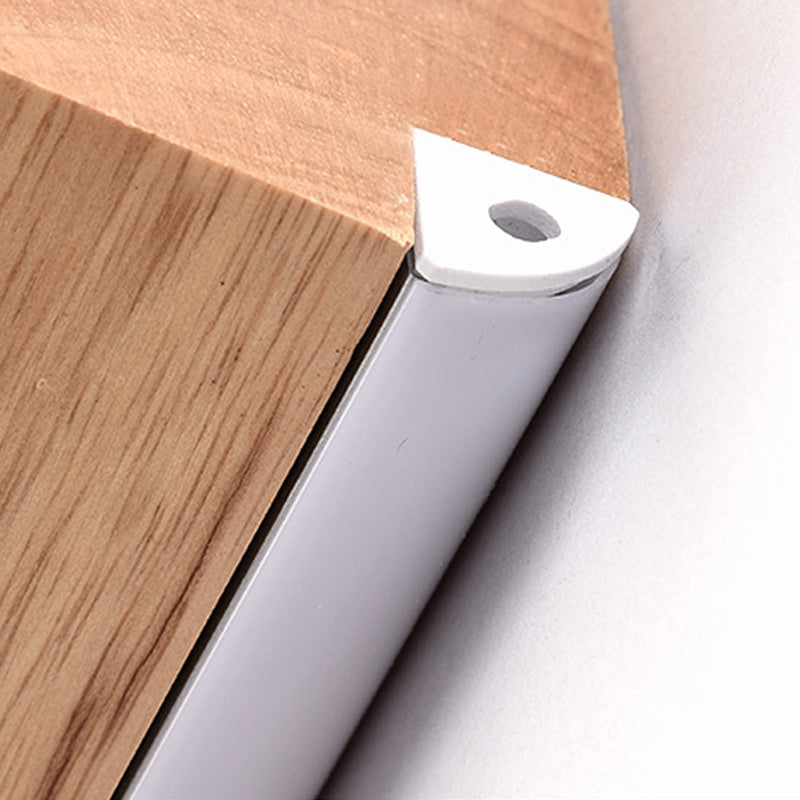 Modern Linear Wooden Wall Sconce Lamp 1-Light LED Down Lighting Fixture for Bedroom