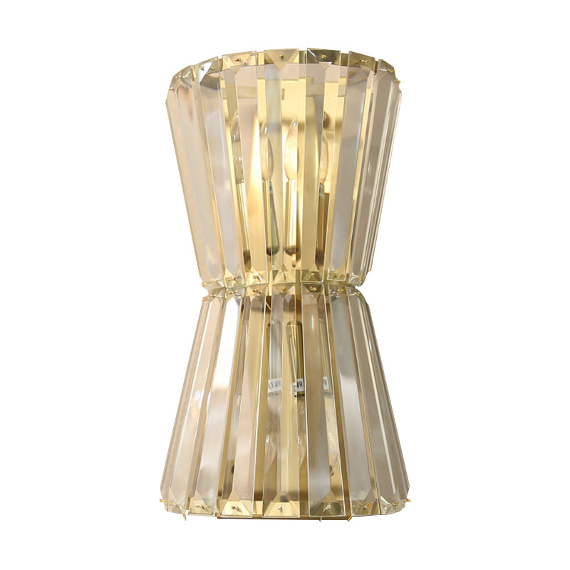 Crystal Crystal Shade Conical Murd Light Modern 2 Heads Corridor Mur Murn Lighting Fixture