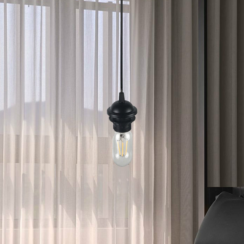 1 Lampada a sospensione industriale Mini ciondolo con lampadina industriale a bordo industriale.