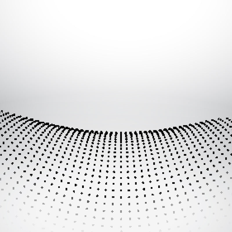 Netting Wall Paper Murals in Black-White Minimalist Wall Covering for Living Room