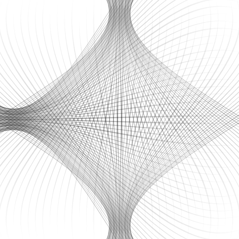 Whole Crisscrossed Line Mural Decal Moisture Resistant Minimalist Living Room Wall Decor