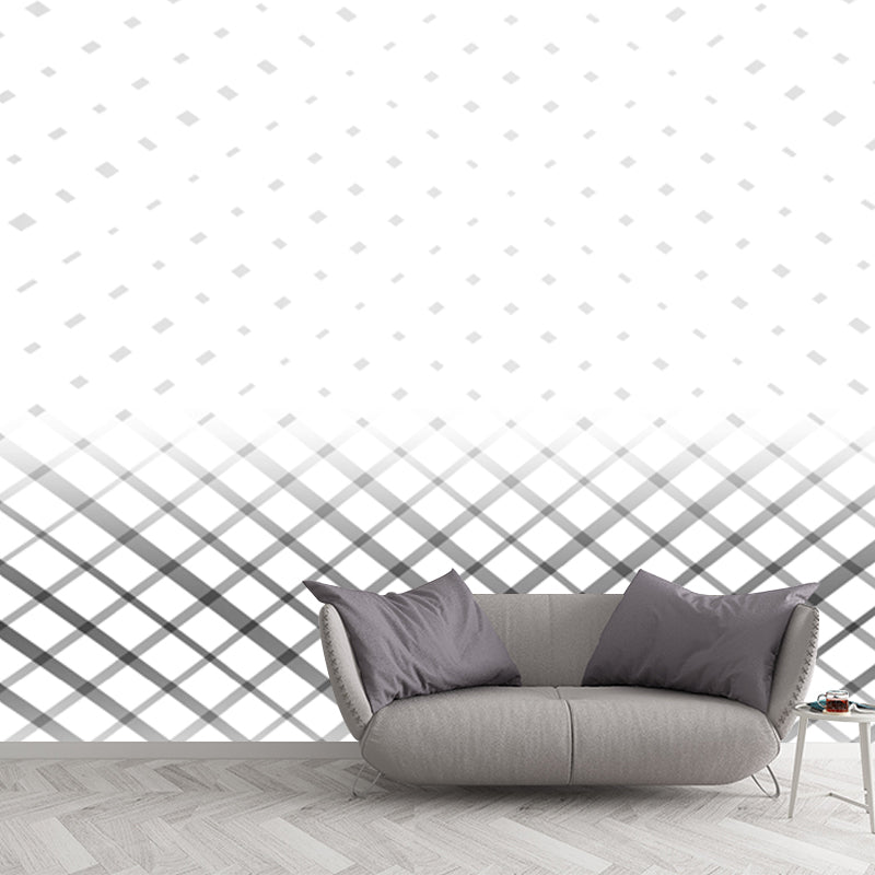 Waterproof Latticework Wallpaper Murals Customized Simplicity Wall Covering for Home