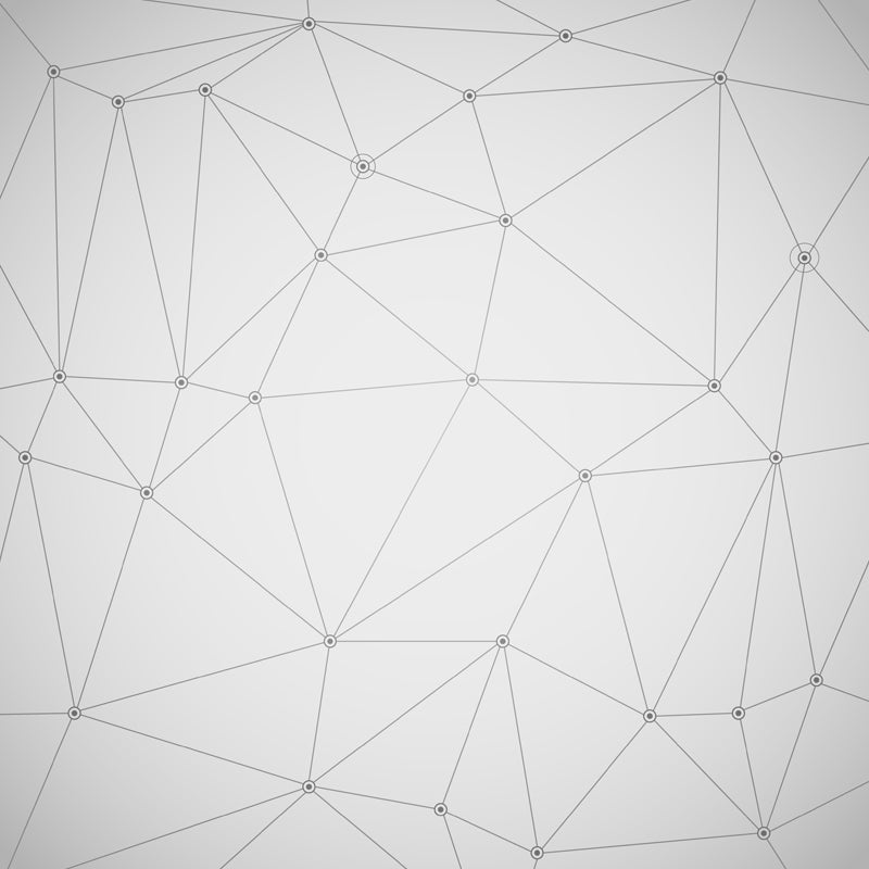 Geometric 3D Nets Mural Decal Contemporary Non-Woven Cloth Wall Art in Black-White