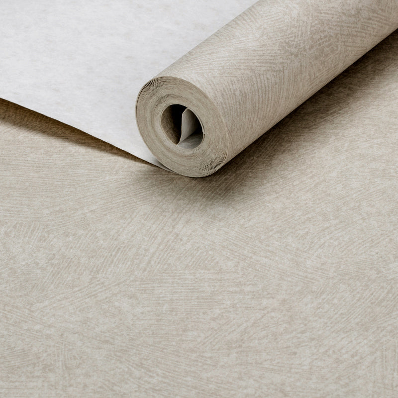 Pastel Color Solid Wallpaper Roll Water Resistant Contemporary Bedroom Wall Covering