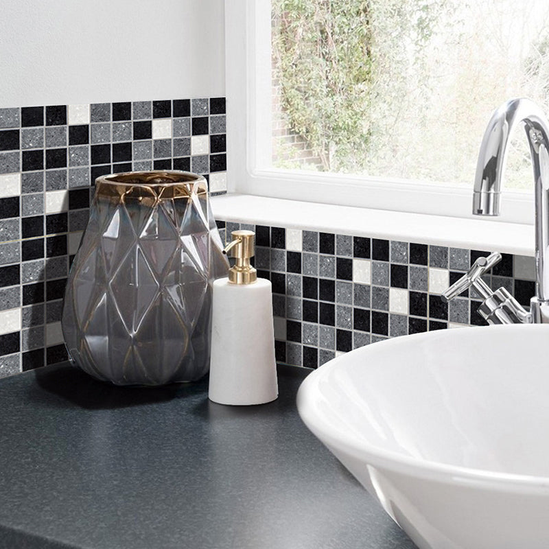 Bohemia Mosaics Tile Wallpaper Panels Multicolored Self Adhesive Wall Art for Kitchen