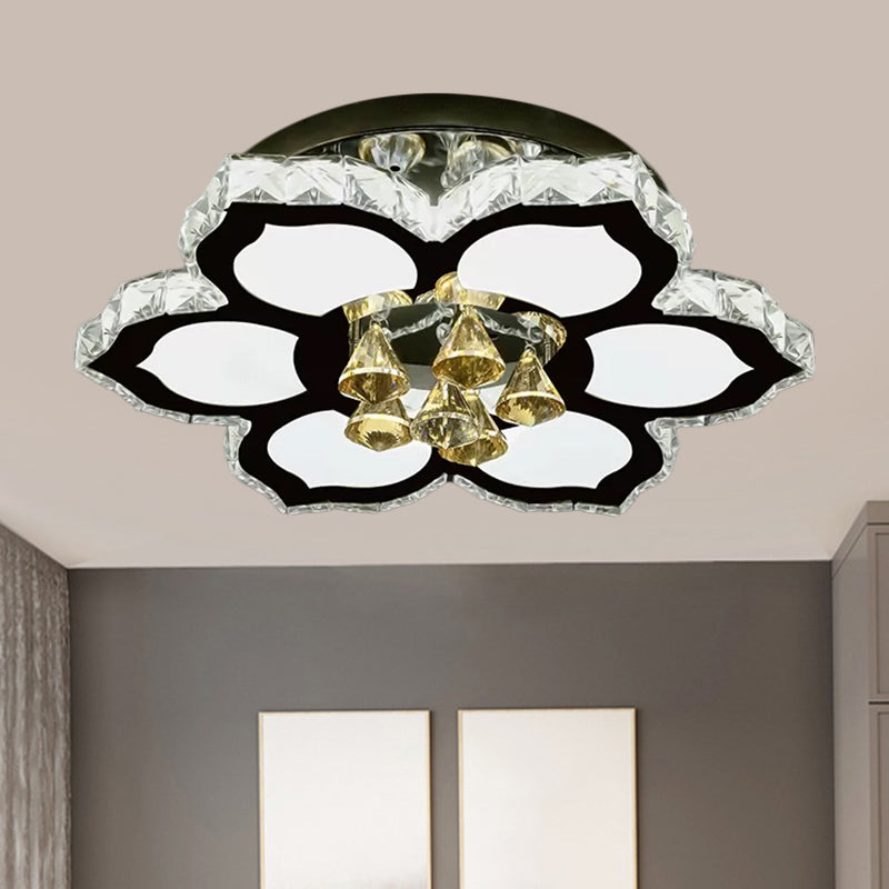 Pêche LED / fleur symétrique semi-rince
